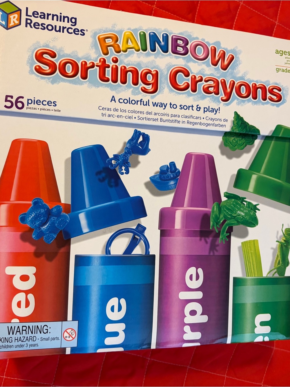 Rainbow Sorting Crayons